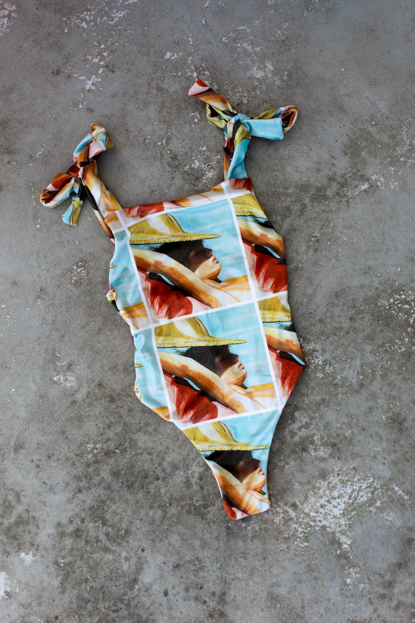 Velvet swimsuit